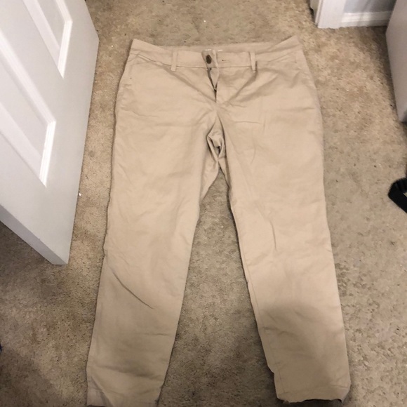 Old Navy | Pants u0026 Jumpsuits | Old Navy Midrise Skinny Everyday Khakis For  Women Size 2p | Poshmark